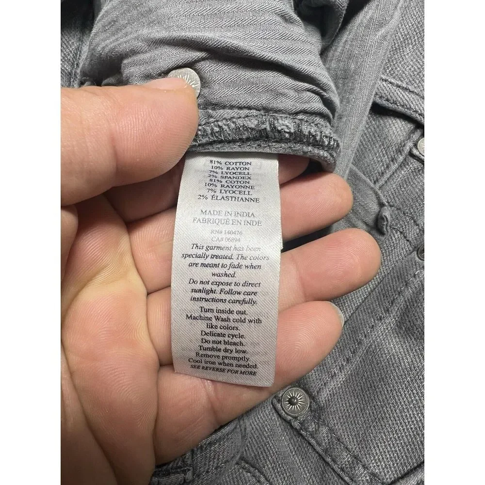 Faherty Comfort Twill Jeans Mens 30x29 Slate Gray Stretch Straight Leg - Picture 4 of 13